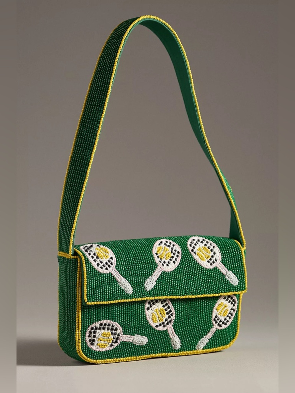 Anthropologie The Fiona Beaded Bag: Icon Edition Tennis